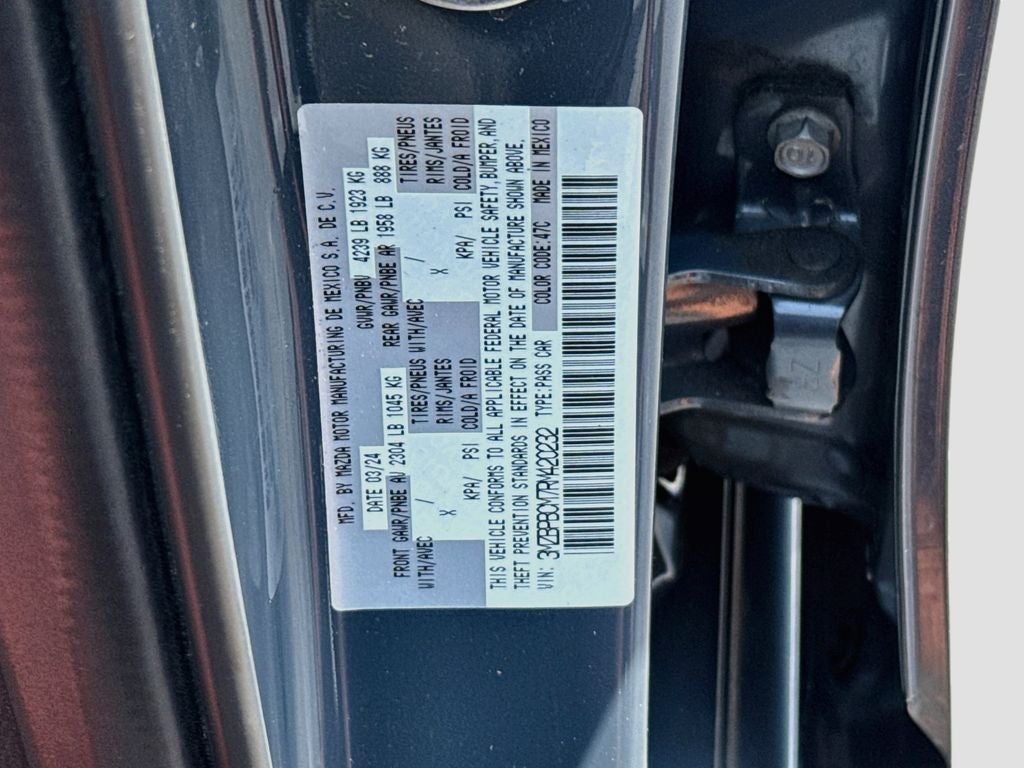 2024 Mazda Mazda3 2.5 S Carbon Edition