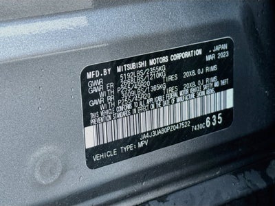 2023 Mitsubishi Outlander SE Black Edition