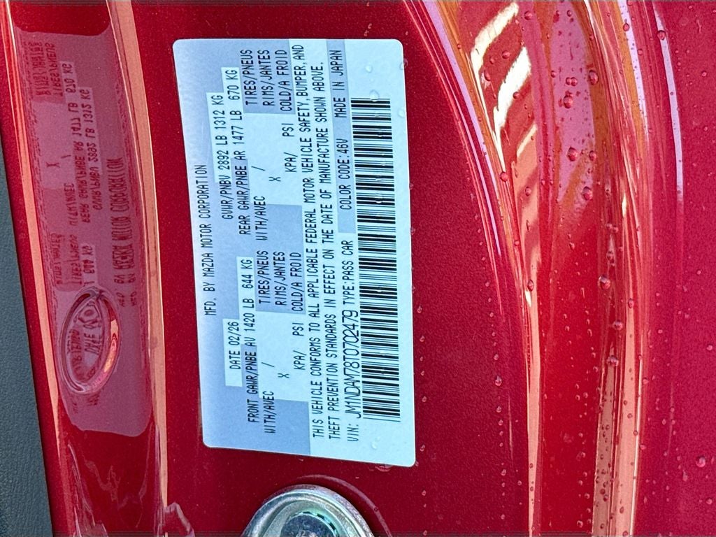 2026 Mazda Mazda MX-5 Miata RF Grand Touring