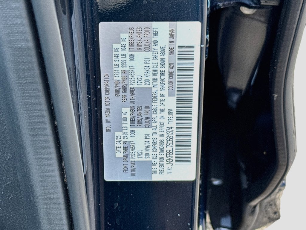 2025 Mazda Mazda CX-5 2.5 S Select Package
