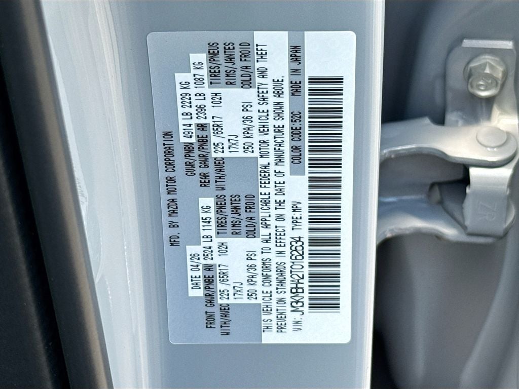 2026 Mazda Mazda CX-5 2.5 S Select AWD