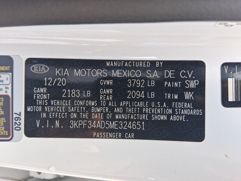 2021 Kia Forte GT-Line