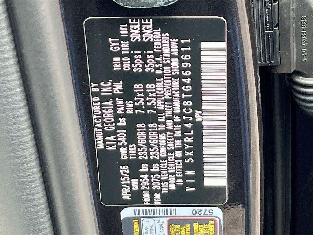 2026 Kia Sorento S